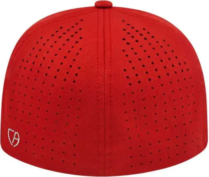 Cap America I8503 Flexfit Perforated Performance Red