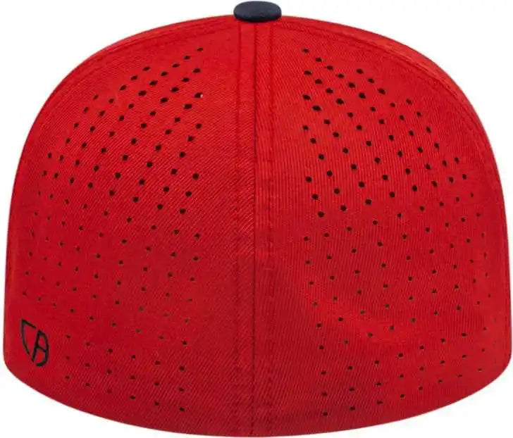 Cap America I8503 Flexfit Perforated Performance - Red Navy