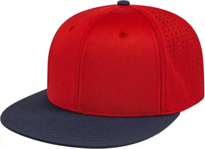Cap America I8503 Flexfit Perforated Performance - Red Navy