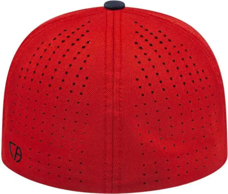 Cap America I8503 Flexfit Perforated Performance - Red Navy
