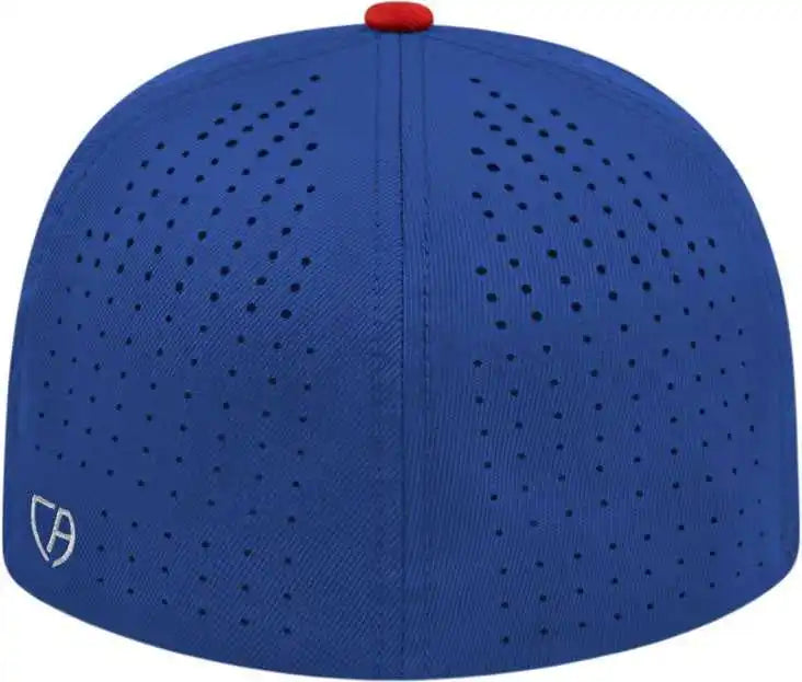Cap America I8503 Flexfit Perforated Performance Royal Red