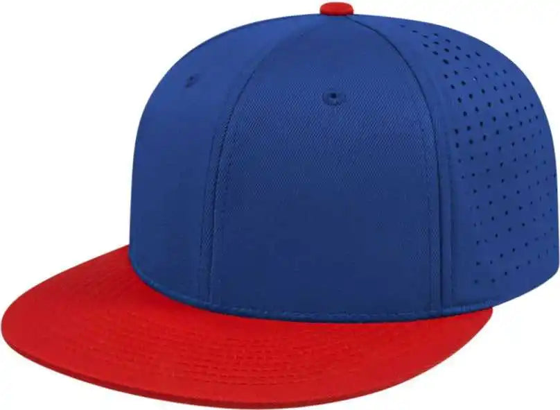 Cap America I8503 Flexfit Perforated Performance - Royal Red - Xs