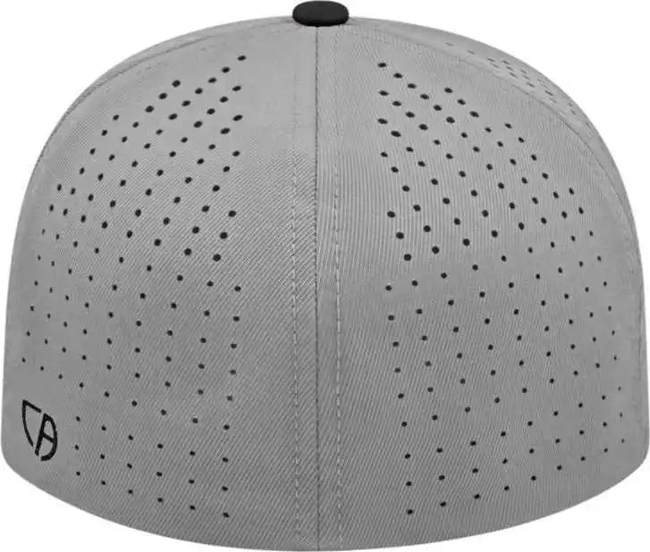 Cap America I8503 Flexfit Perforated Performance - Silver Black