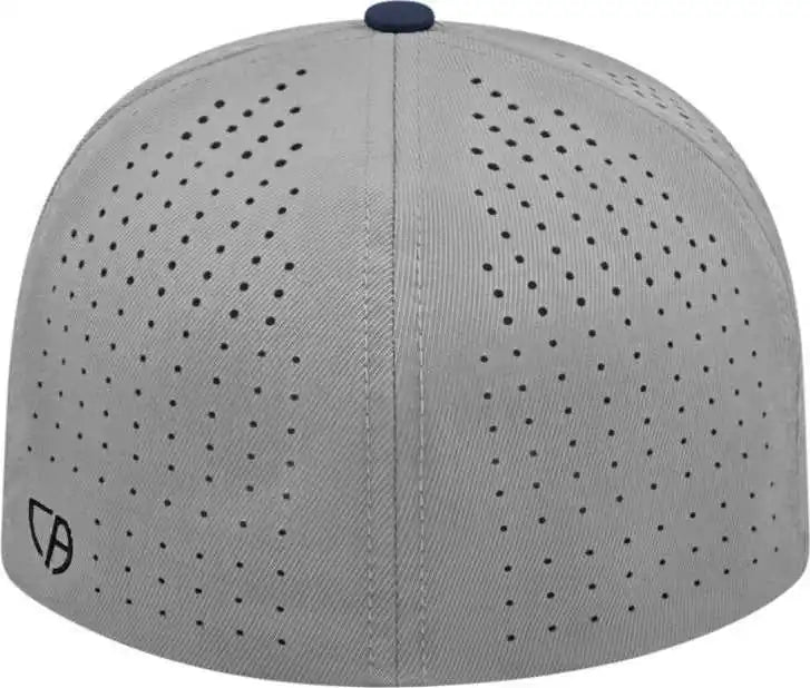 Cap America I8503 Flexfit Perforated Performance Silver Navy