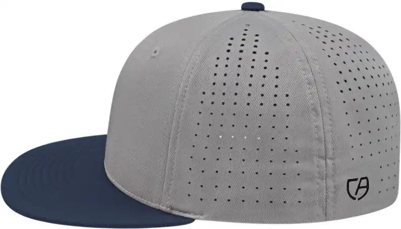 Cap America I8503 Flexfit Perforated Performance Silver Navy