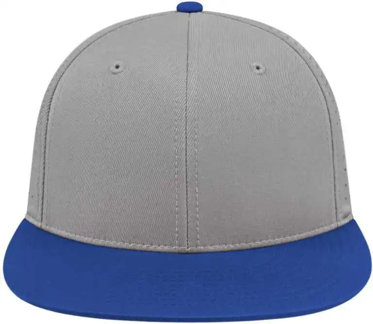 Cap America I8503 Flexfit Perforated Performance - Silver Royal - Light Gray / Xs