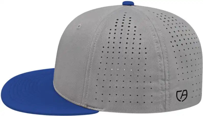 Cap America I8503 Flexfit Perforated Performance Silver Royal
