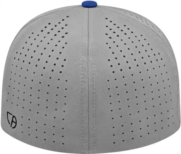 Cap America I8503 Flexfit Perforated Performance Silver Royal