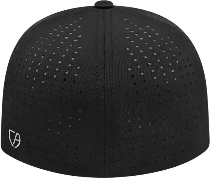Cap America I8503 Flexfit Perforated Performance White Black