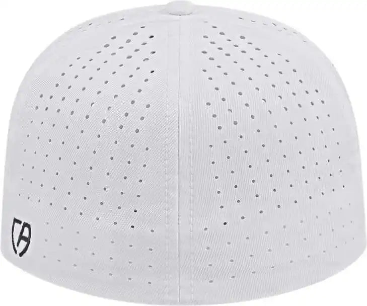 Cap America I8503 Flexfit Perforated Performance White