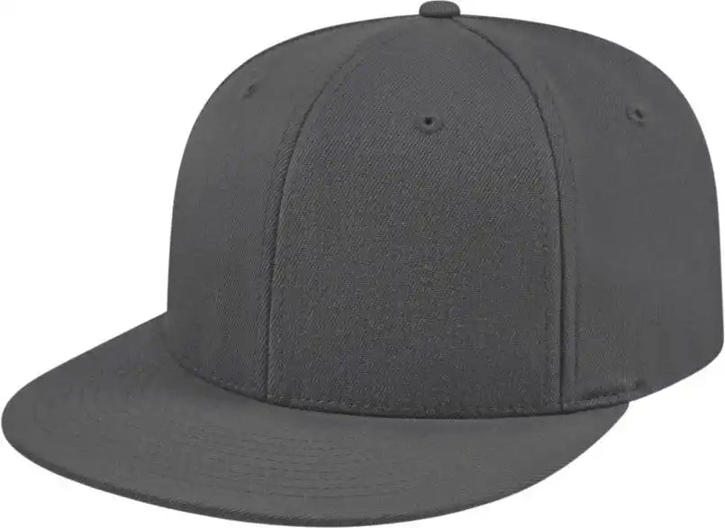Cap America I8504 Flexfit Wool Blend Performance Graphite Dark Gray / Xs