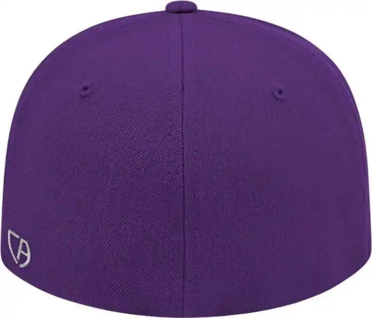 Cap America I8504 Flexfit Wool Blend Performance Purple