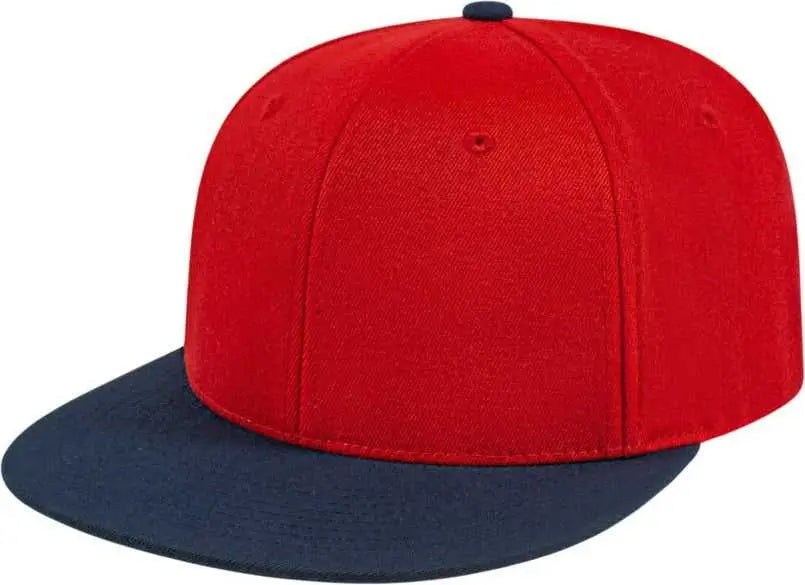 Cap America I8504 Flexfit Wool Blend Performance - Red Navy