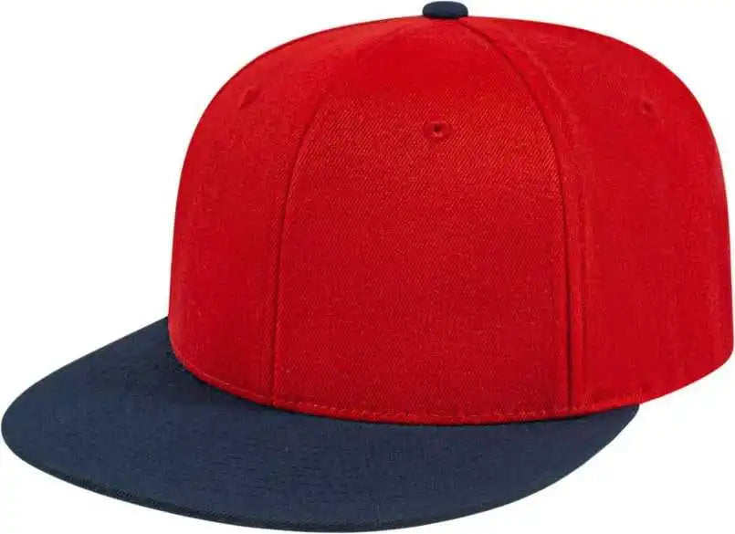 Cap America I8504 Flexfit Wool Blend Performance - Red Navy - Xs