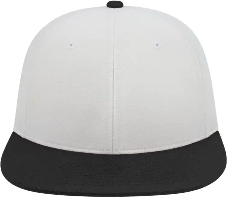 Cap America I8504 Flexfit Wool Blend Performance White Dark Green