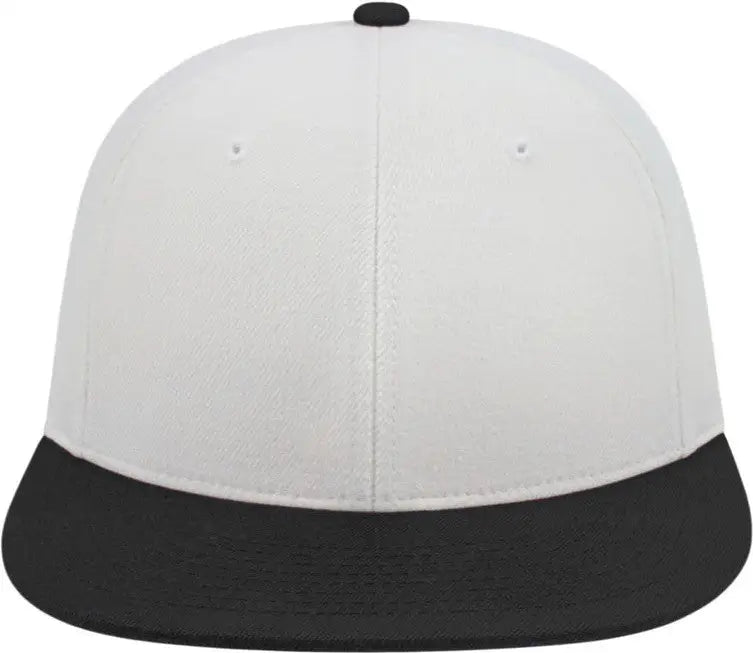 Cap America I8504 Flexfit Wool Blend Performance - White Dark Green