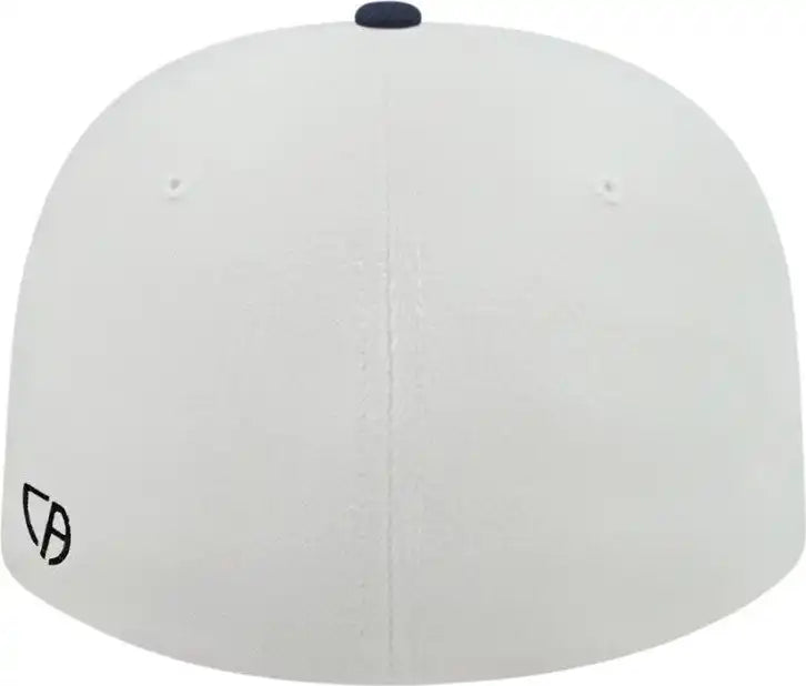 Cap America I8504 Flexfit Wool Blend Performance White Navy