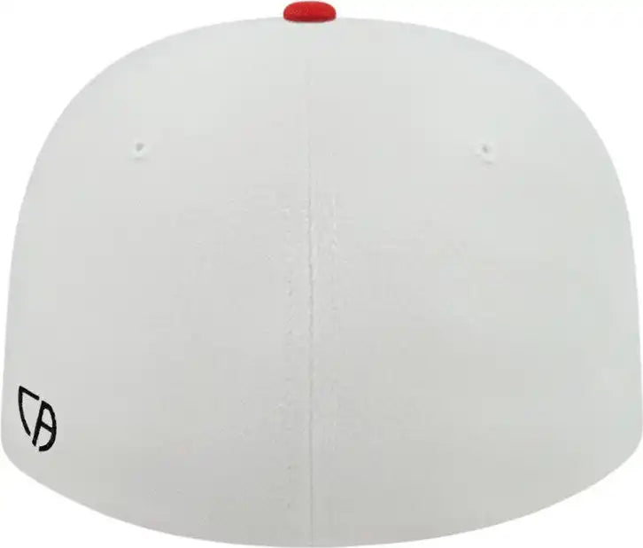 Cap America I8504 Flexfit Wool Blend Performance - White Red