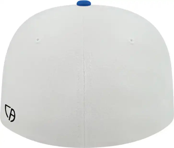 Cap America I8504 Flexfit Wool Blend Performance White Royal