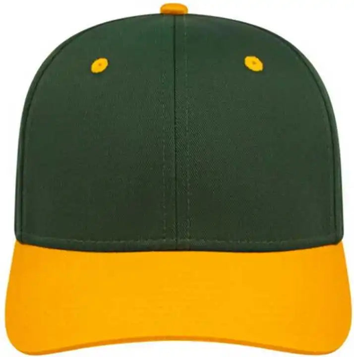 Cap America I8505 Original Poly/cotton Snap Back Dark Green Athletic Gold