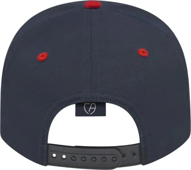 Cap America I8505 Original Poly/cotton Snap Back - Navy Red