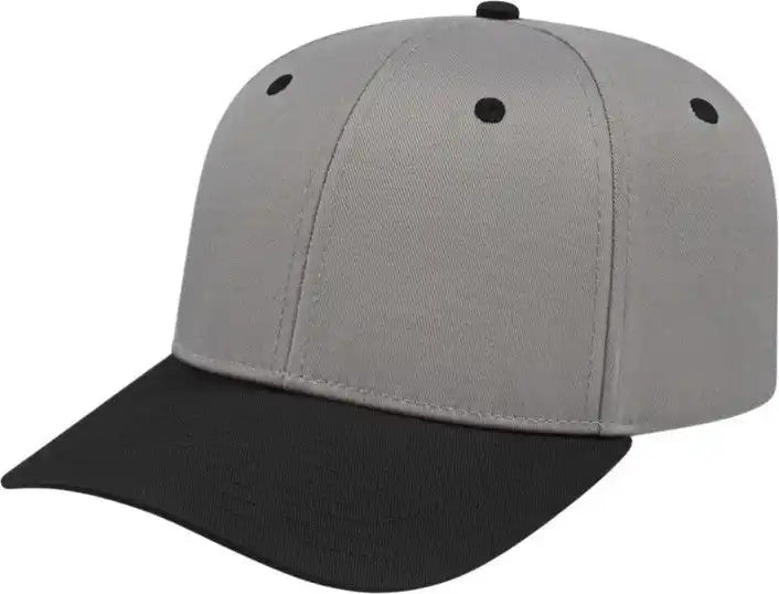 Cap America I8505 Original Poly/cotton Snap Back Silver Black Light Gray / Youth