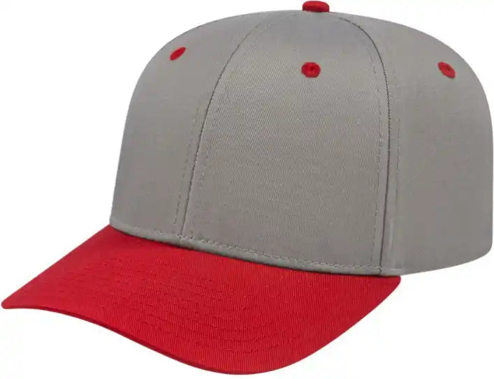 Cap America I8505 Original Poly/cotton Snap Back - Silver Red - Light Gray / Youth