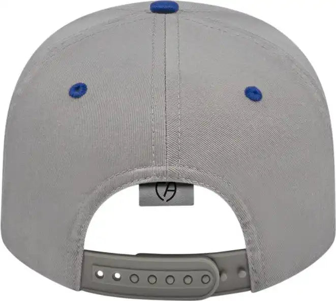 Cap America I8505 Original Poly/cotton Snap Back - Silver Royal - Light Gray / Youth