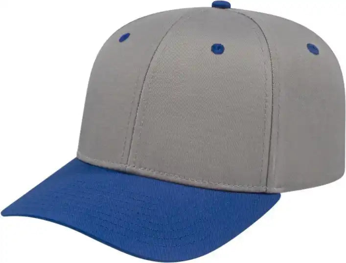 Cap America I8505 Original Poly/cotton Snap Back - Silver Royal - Light Gray / Youth