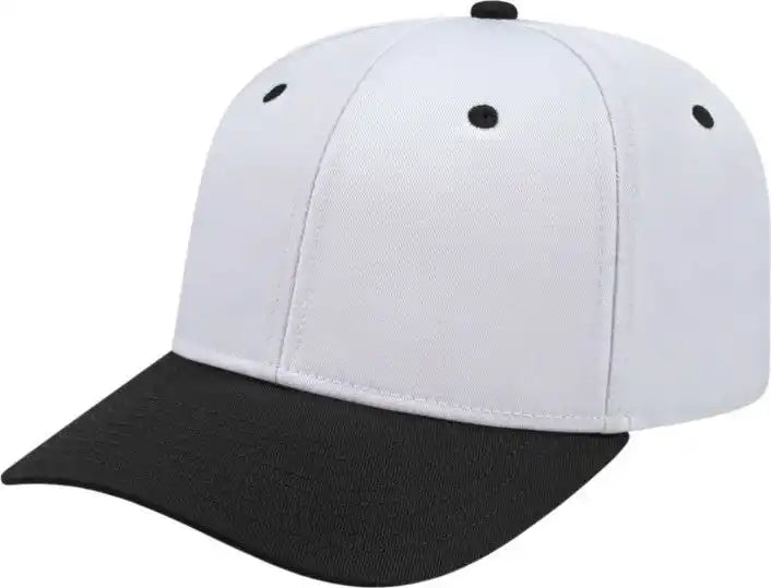 Cap America I8505 Original Poly/cotton Snap Back - White Black - Youth