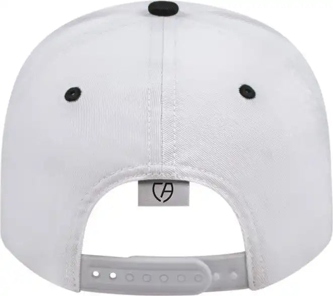 Cap America I8505 Original Poly/cotton Snap Back - White Black - Youth