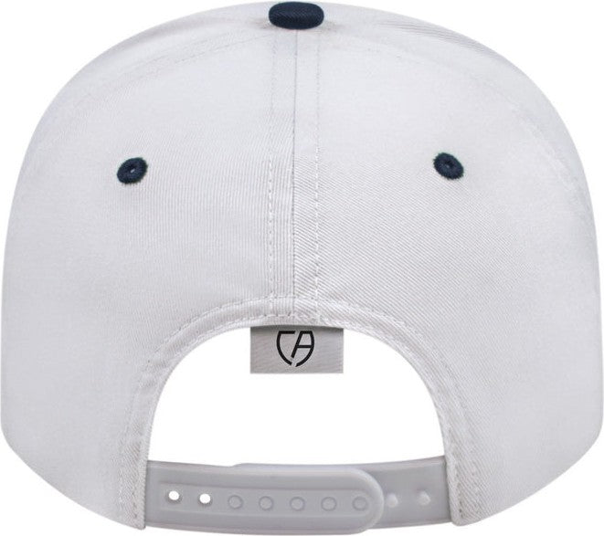 Cap America I8505 Original Poly/cotton Snap Back - White Navy - Youth
