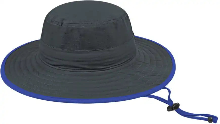 Cap America I8507 Premium Performance Boonie - Graphite Royal - one Size Fits Most