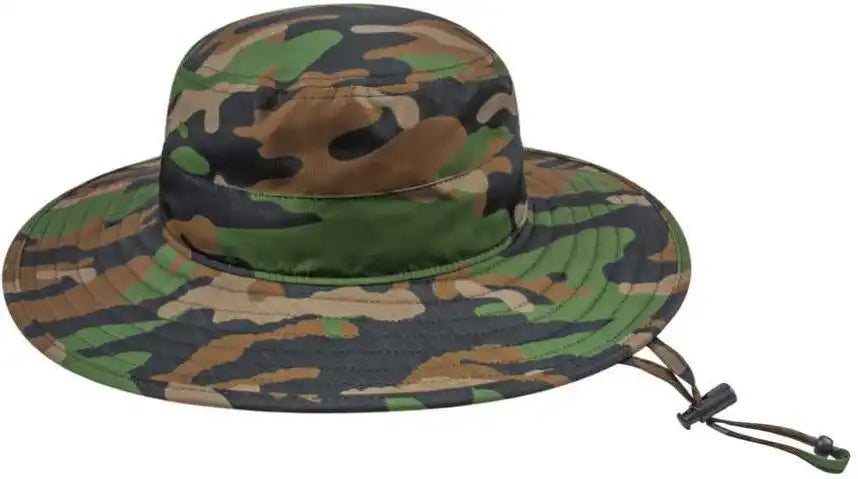 Cap America I8507 Premium Performance Boonie - Woodland - one Size Fits Most