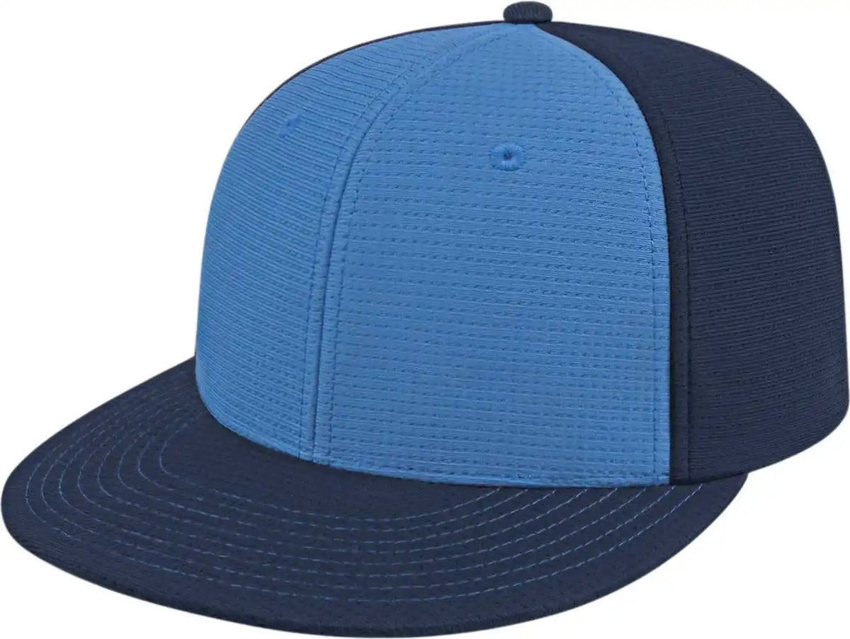 Cap America I8508 Flexfit Aerated Performance Columbia Blue Navy / Xs