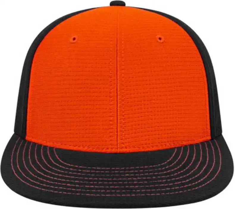 Cap America I8508 Flexfit Aerated Performance Orange Black