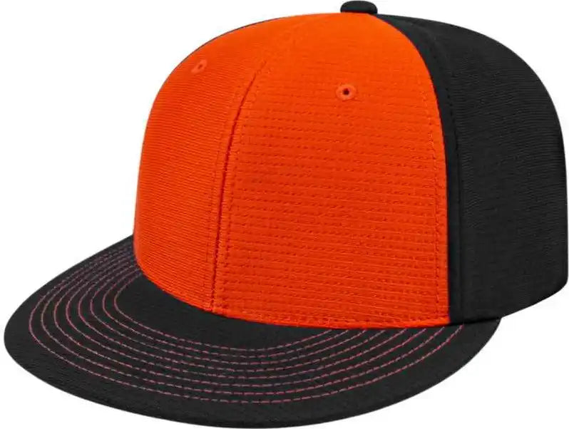 Cap America I8508 Flexfit Aerated Performance Orange Black / Xs