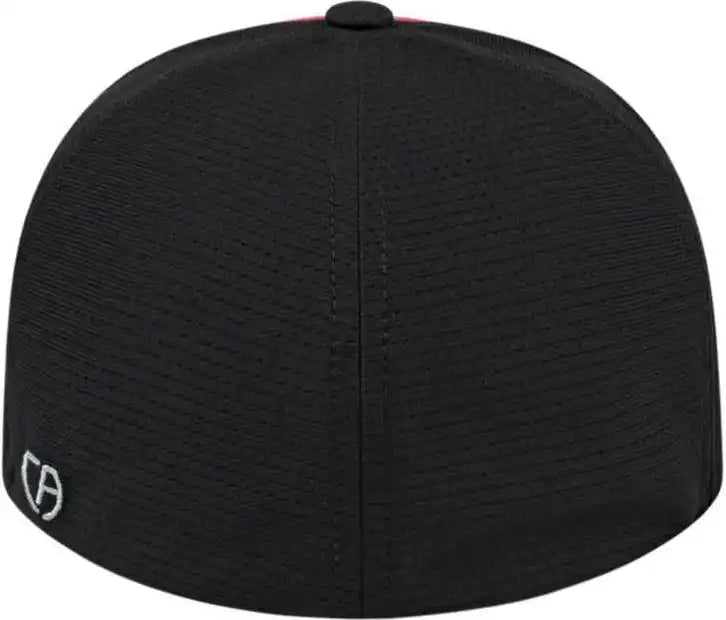 Cap America I8508 Flexfit Aerated Performance Red Black