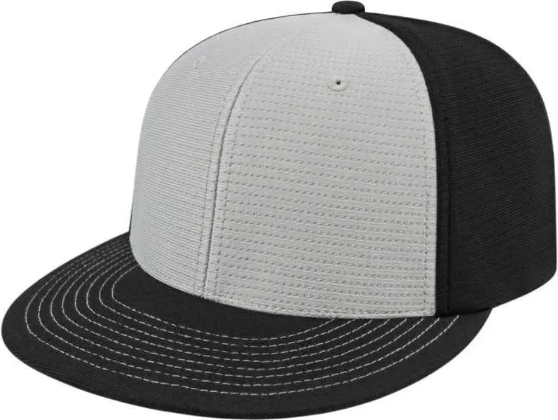 Cap America I8508 Flexfit Aerated Performance - Silver Black