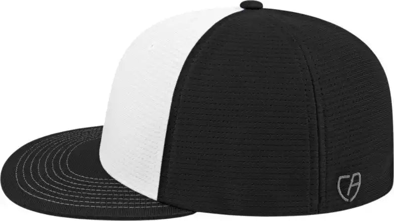 Cap America I8508 Flexfit Aerated Performance White Black