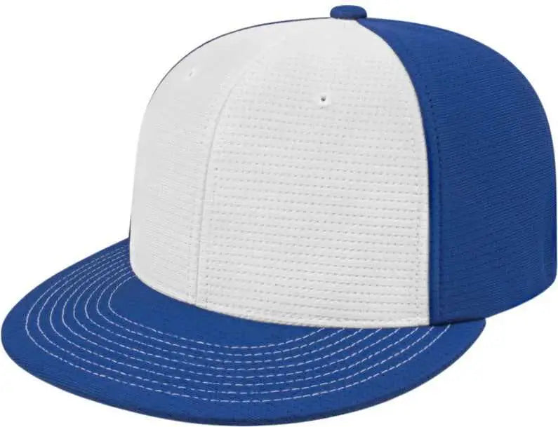 Cap America I8508 Flexfit Aerated Performance - White Royal