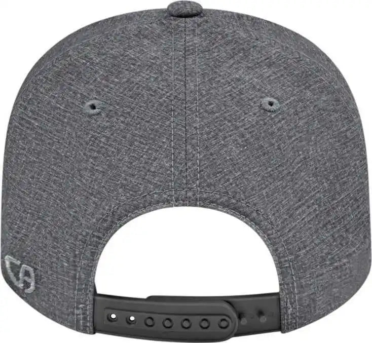 Cap America I8510 Flexfit 110 Melange Snap Back Charcoal / one Size Fits Most