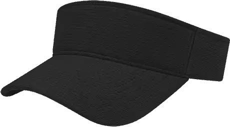 Cap America I8520 Flexfit 110 Aerated Performance Visor Black / one Size Fits Most