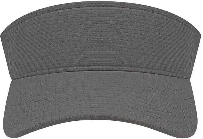 Cap America I8520 Flexfit 110 Aerated Performance Visor - Graphite - Dark Gray / one Size Fits Most