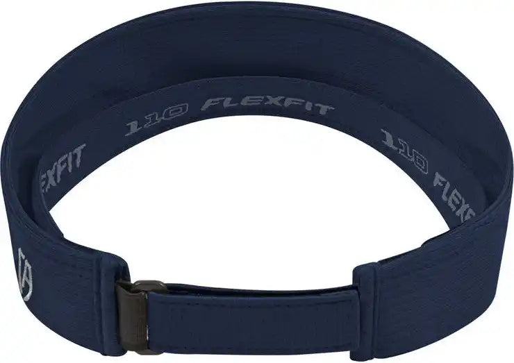 Cap America I8520 Flexfit 110 Aerated Performance Visor - Navy - one Size Fits Most