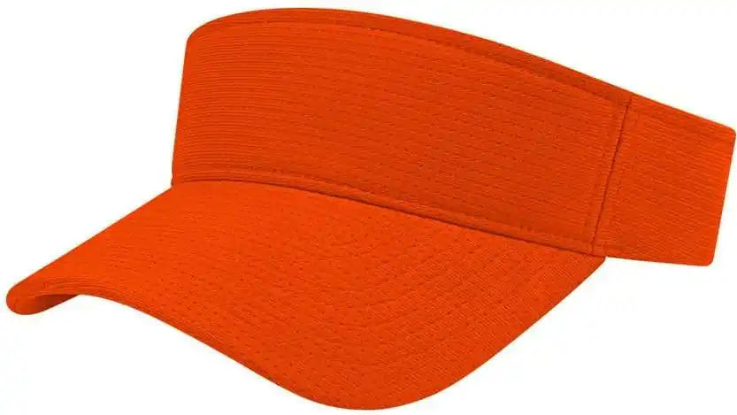 Cap America I8520 Flexfit 110 Aerated Performance Visor Orange / one Size Fits Most