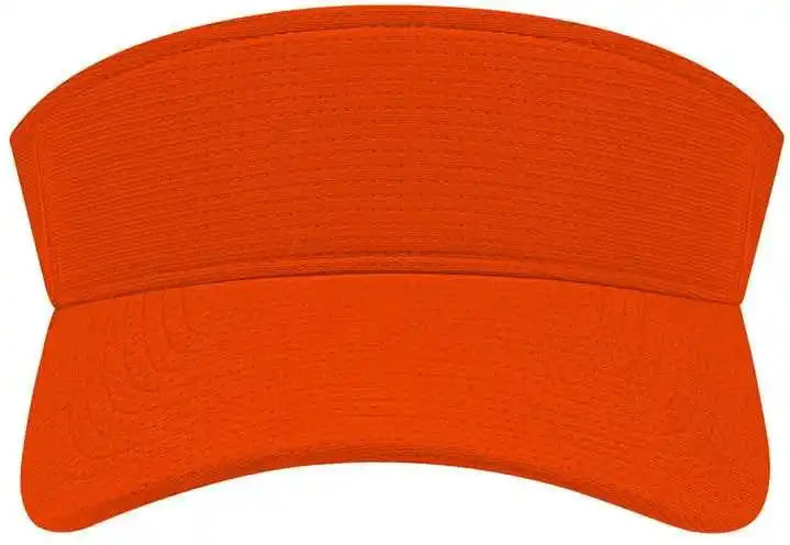 Cap America I8520 Flexfit 110 Aerated Performance Visor Orange / one Size Fits Most