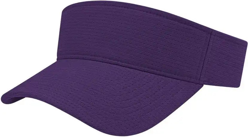 Cap America I8520 Flexfit 110 Aerated Performance Visor Purple / one Size Fits Most