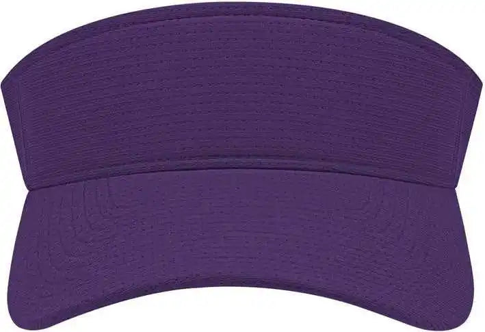 Cap America I8520 Flexfit 110 Aerated Performance Visor Purple / one Size Fits Most