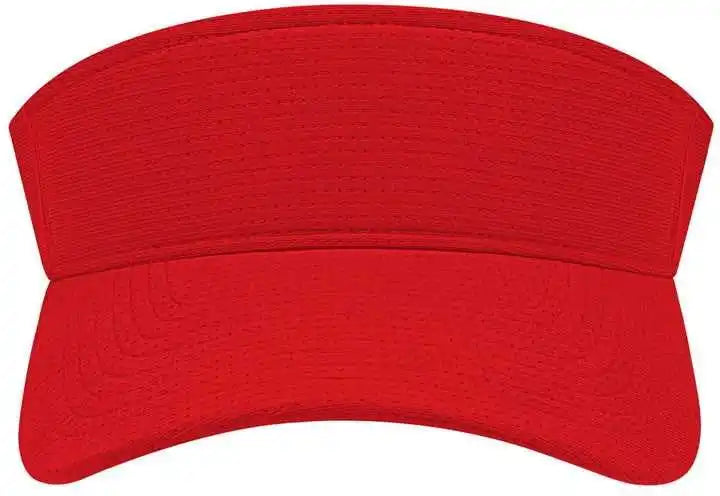 Cap America I8520 Flexfit 110 Aerated Performance Visor Red / one Size Fits Most